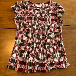 Women’s cap sleeve blouse. XS